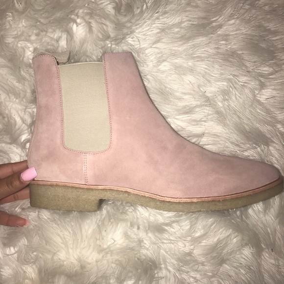 new republic pink chelsea boots